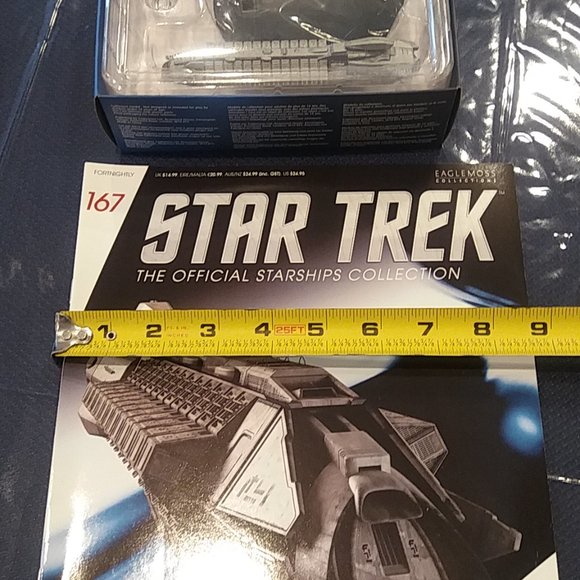 Eaglemoss Diecast Star Trek Axanar Cargo Ship model With Magazine - Picture 3 of 5